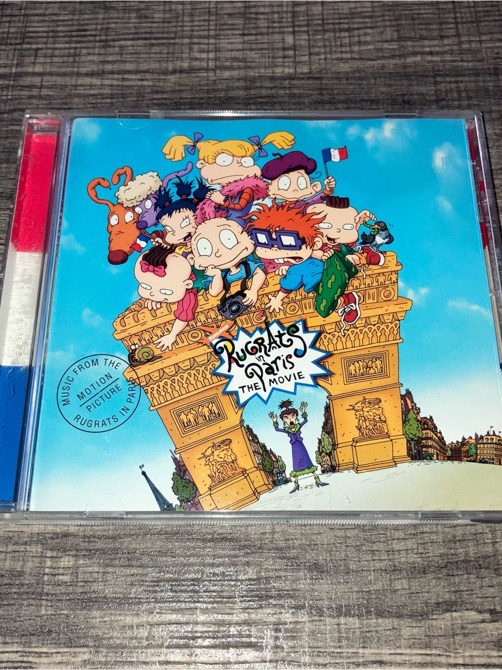 Nickelodeon Rugrats In Paris The Movie CD - Bright Blue Cover with Yellow Arch